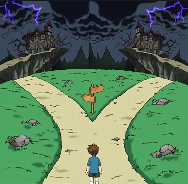 Two bad choices Blank Meme Template