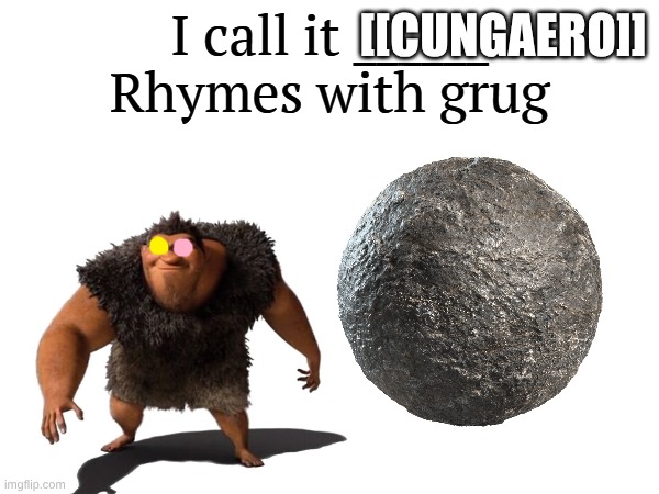 I call it _____ | [[CUNGAERO]] | image tagged in i call it _____ | made w/ Imgflip meme maker