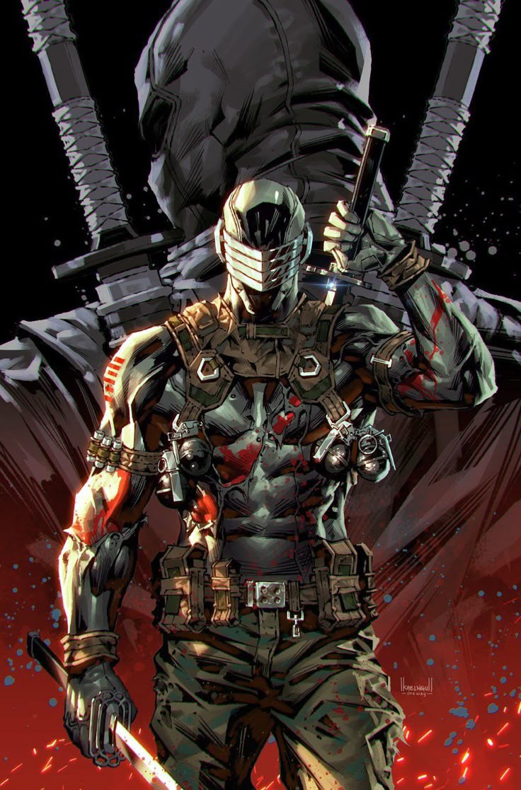 Snake Eyes Ninja draw Blank Meme Template