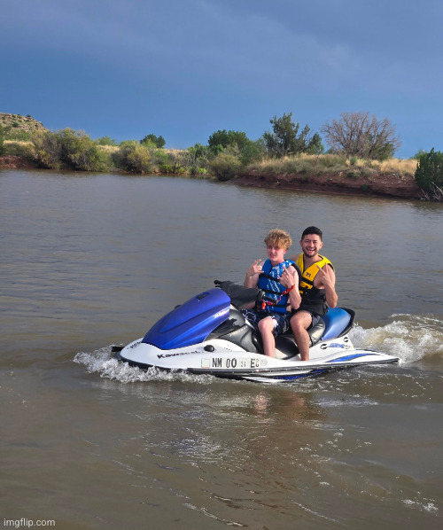 me riding round | image tagged in jetski,jet ski,water,fun,yay,weeee | made w/ Imgflip meme maker