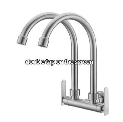 double tap on the screen Blank Meme Template