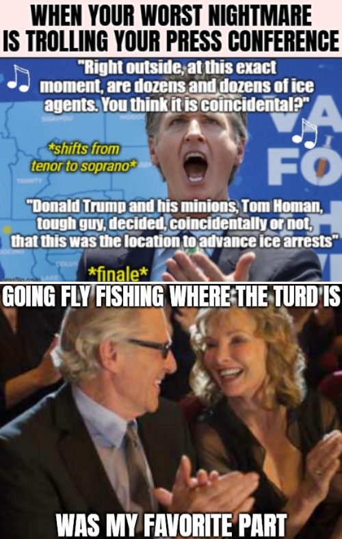 "Agents reportedly made one arrest outside the Japanese American National Museum in downtown LA, where the event was being held" | image tagged in gavin newsom,funny,american politics,illegal immigrants | made w/ Imgflip meme maker