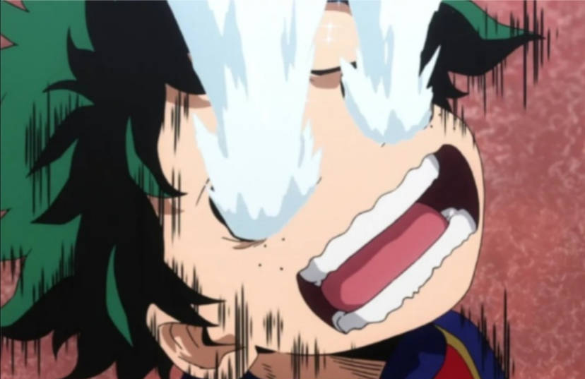 deku crying Blank Meme Template