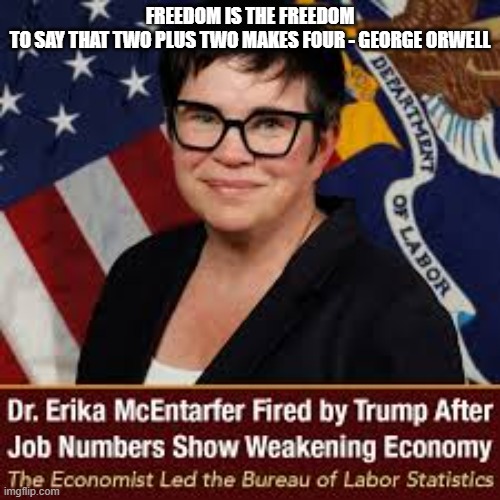Maga's Ministry of Truth | FREEDOM IS THE FREEDOM TO SAY THAT TWO PLUS TWO MAKES FOUR - GEORGE ORWELL | image tagged in orwellian | made w/ Imgflip meme maker