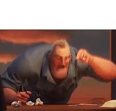 Mr incredible Blank Meme Template