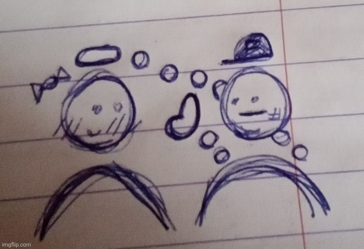 Two friends , lina and melo | image tagged in friendship,drawing,good vibes | made w/ Imgflip meme maker