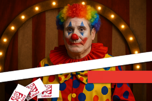 Starmer the clown Blank Meme Template