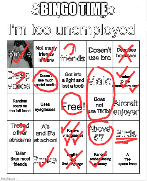 Soap's bingo | BINGO TIME | image tagged in soap's bingo | made w/ Imgflip meme maker