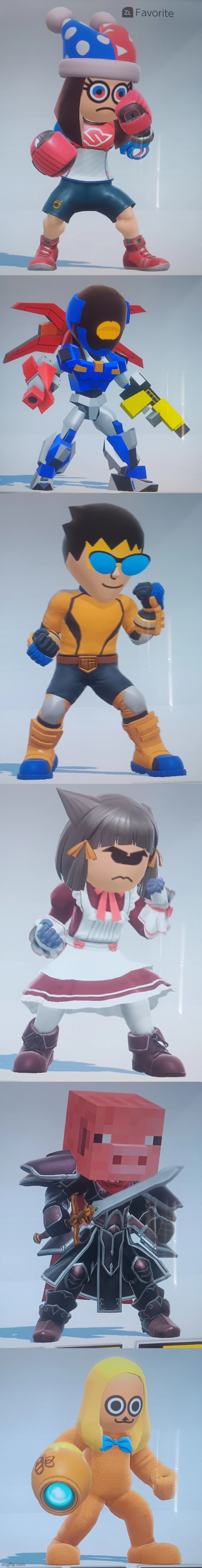 mii fighters I made | made w/ Imgflip meme maker