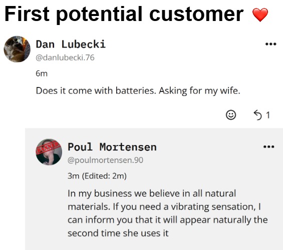 First potential customer | made w/ Imgflip meme maker
