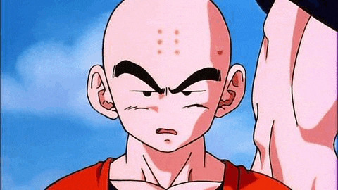 Krillin is disgusted Blank Meme Template
