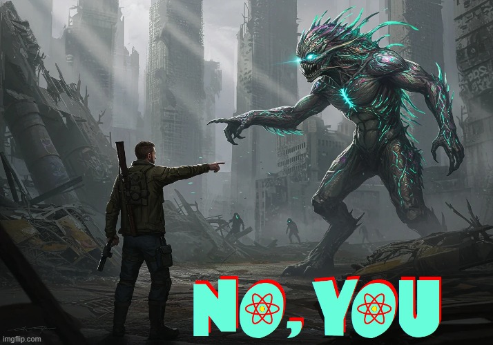 "This destruction is all your fault, Vortex Master" | image tagged in vince vance,fantasy,post,apocalyptic,sci-fi,aliens | made w/ Imgflip meme maker