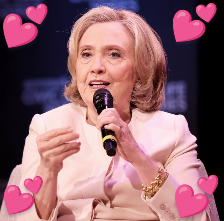 Hillary Clinton Heart Throb Blank Meme Template
