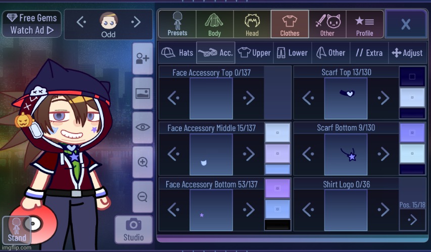 Playing gacha rn (ik I have to touch grass) | made w/ Imgflip meme maker