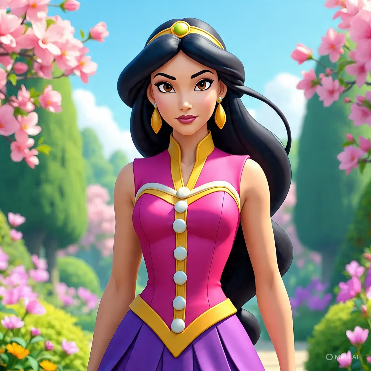 Kung Fu Jasmine Blank Meme Template
