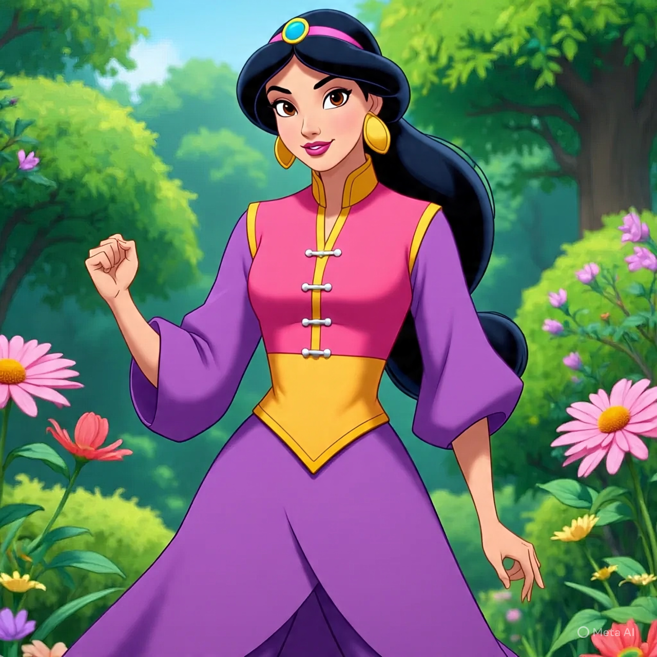 Kung Fu Jasmine Blank Meme Template