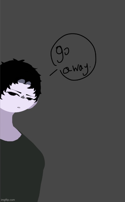 drawing my ocs in lineless art 3: Ren | image tagged in drawing,stuff | made w/ Imgflip meme maker