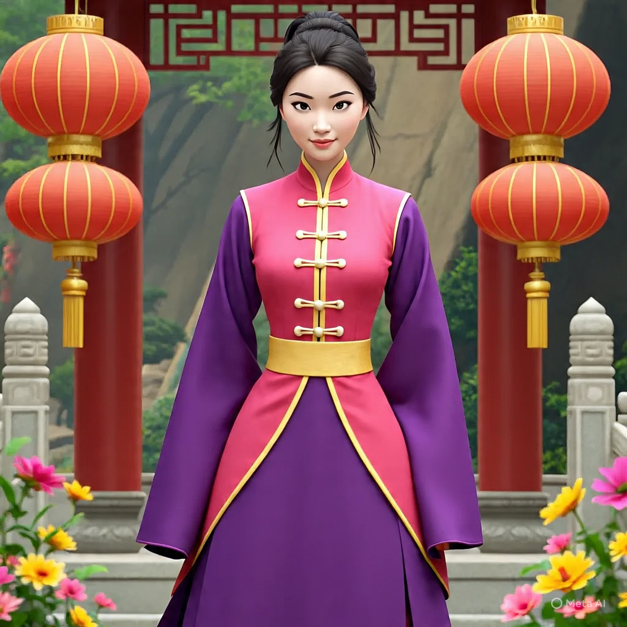 Kung Fu Mulan Blank Meme Template