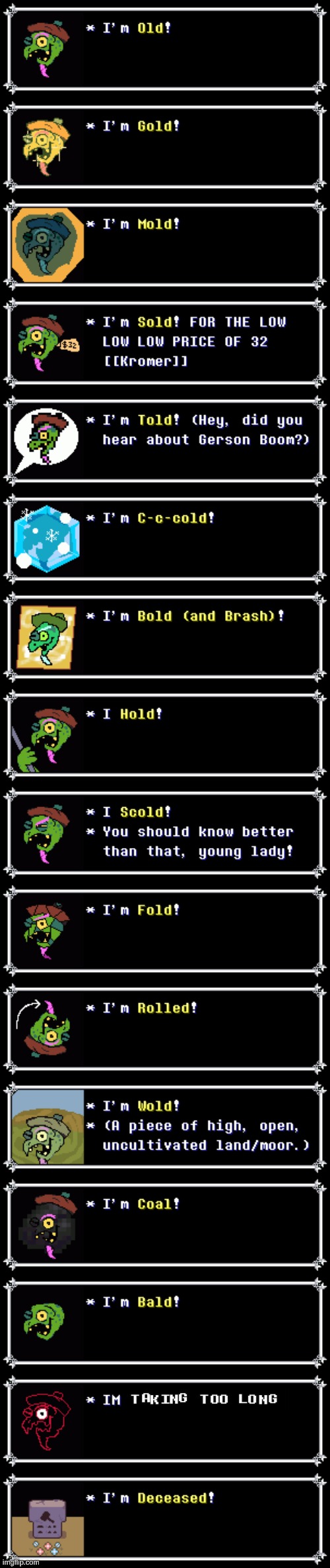 I'm Old sprites have been completed, link in comments. I'll make actual expressions later | image tagged in undertale,deltarune,i'm old,sprites,i had fun doing this | made w/ Imgflip meme maker