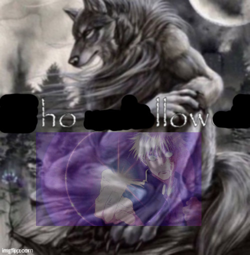 Purple | image tagged in who followed | made w/ Imgflip meme maker