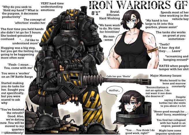 I’m afraid I’m running out of both will and girls, Y’all hear mods? | image tagged in warhammer gfs until i get mod | made w/ Imgflip meme maker