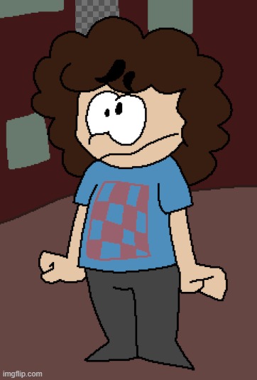 Drew myself in a new art style! (part of something bigger.) | made w/ Imgflip meme maker