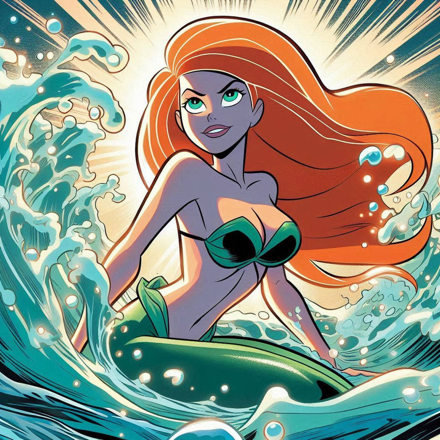 kim mermaid Blank Meme Template