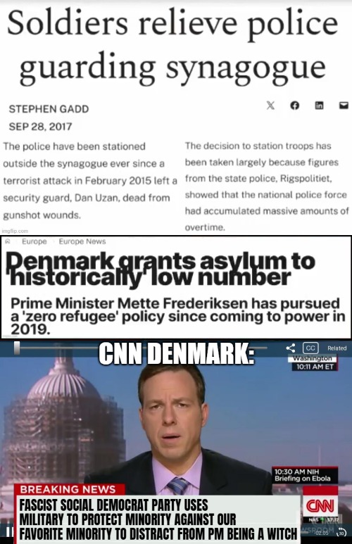 Meanwhile, in another universe. Made another version of my latter | image tagged in cnn crazy news network,funny,immigration,islamic terrorism,europe | made w/ Imgflip meme maker