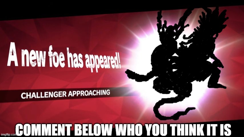 Please do it. The fate of Paldea depends on it | COMMENT BELOW WHO YOU THINK IT IS | image tagged in challenger approaching,koraidon,miraidon,pokemon | made w/ Imgflip meme maker