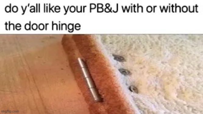 With the door hinge | image tagged in shitpost,random | made w/ Imgflip meme maker