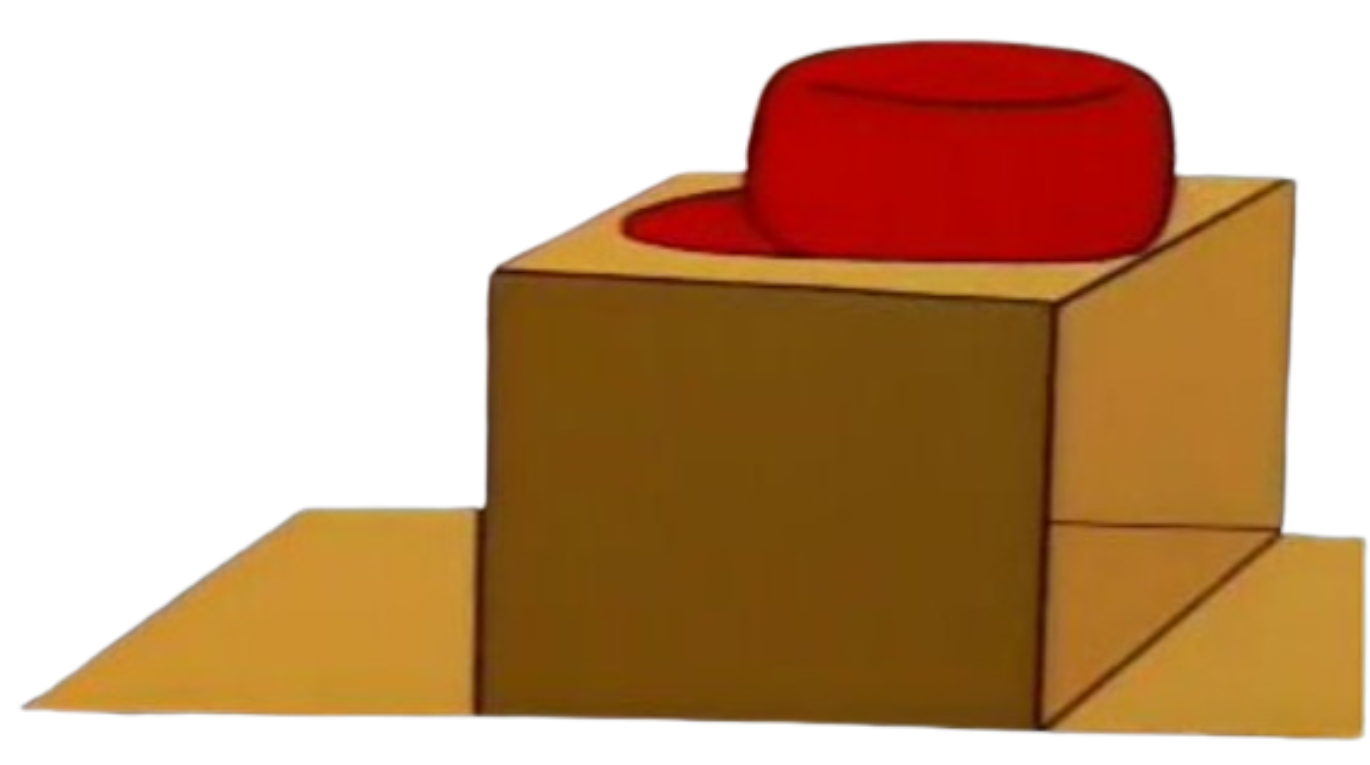 Simpsons Red Hat Box Blank Meme Template