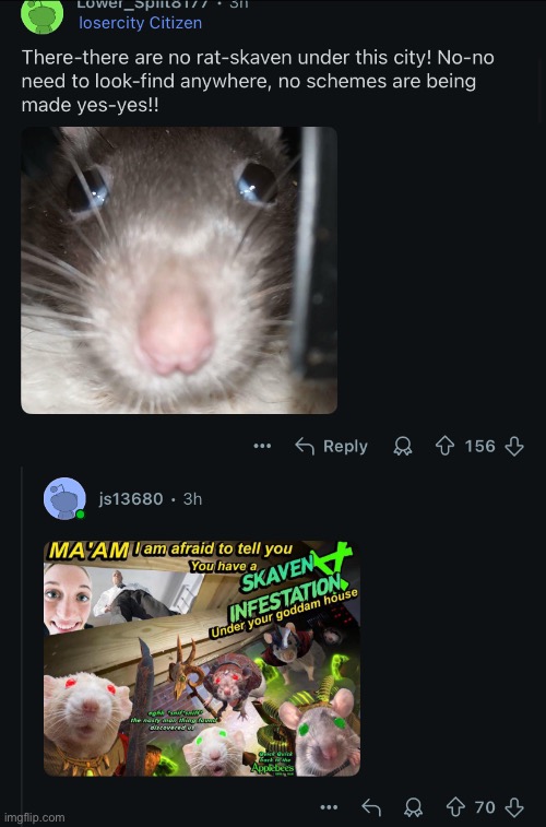 Skaven infestation | made w/ Imgflip meme maker