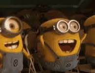 excited minions Blank Meme Template