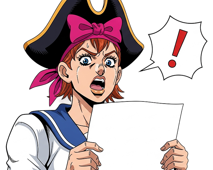 shocked pirate Blank Meme Template