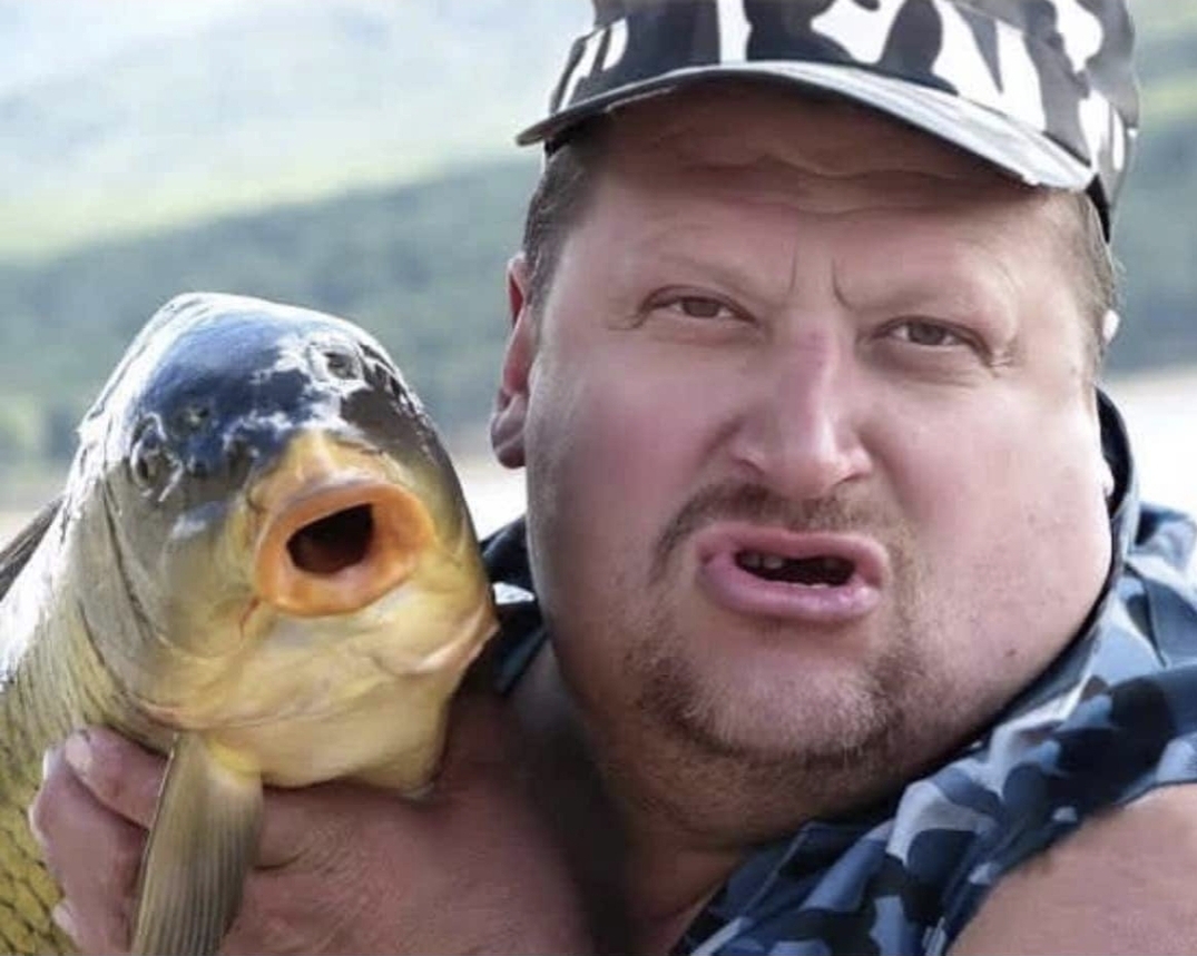 Me and my fish Blank Meme Template