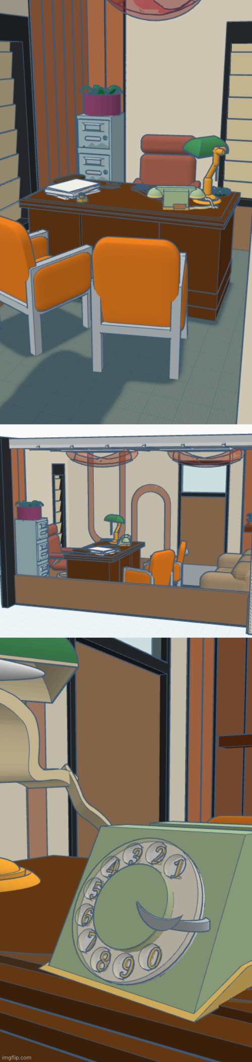 for anyone curious about what Vincent's office looks like before Photoshop | made w/ Imgflip meme maker