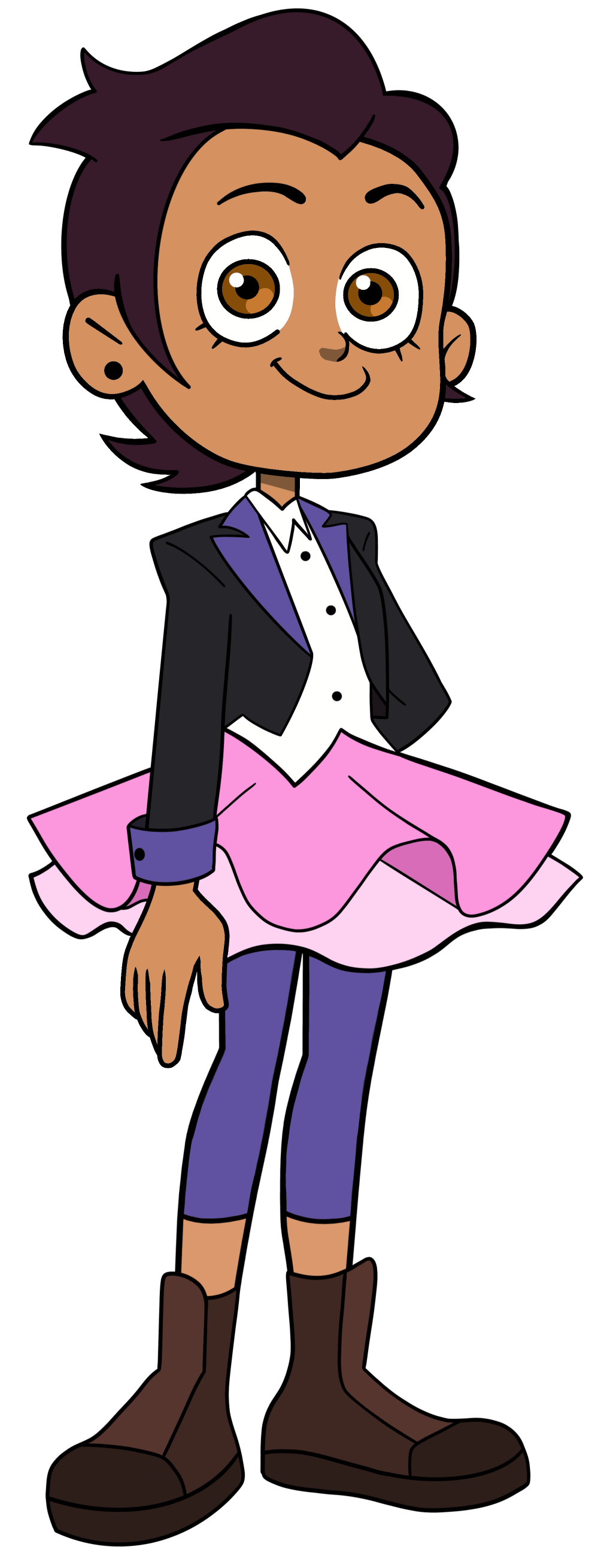 Tuxedo Luz Noceda Blank Meme Template