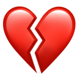 Apple Broken Heart Emoji Meme Template
