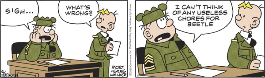 Beetle Bailey | image tagged in comics | made w/ Imgflip meme maker