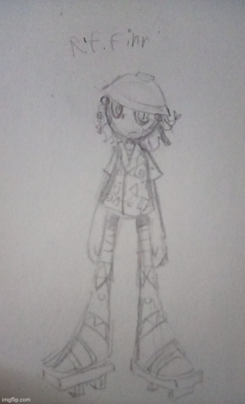 .R.F. Finn doodle | made w/ Imgflip meme maker