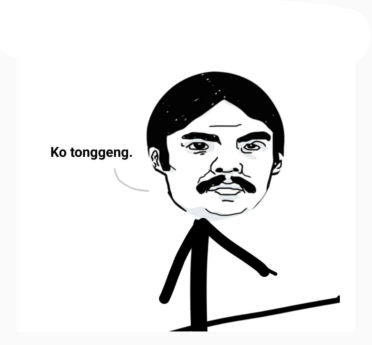 ko tonggeng Blank Meme Template