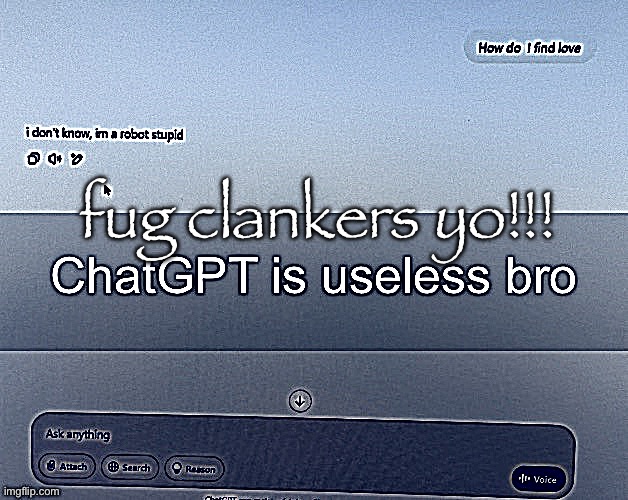 fug clankers yo!!! | made w/ Imgflip meme maker