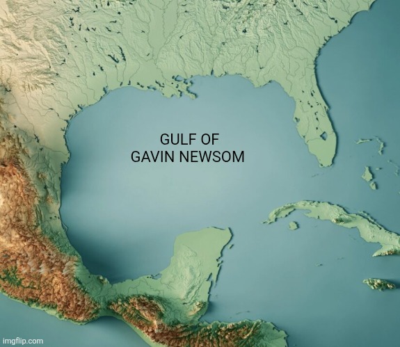 Gulf of What? | GULF OF GAVIN NEWSOM | image tagged in gulf of what | made w/ Imgflip meme maker