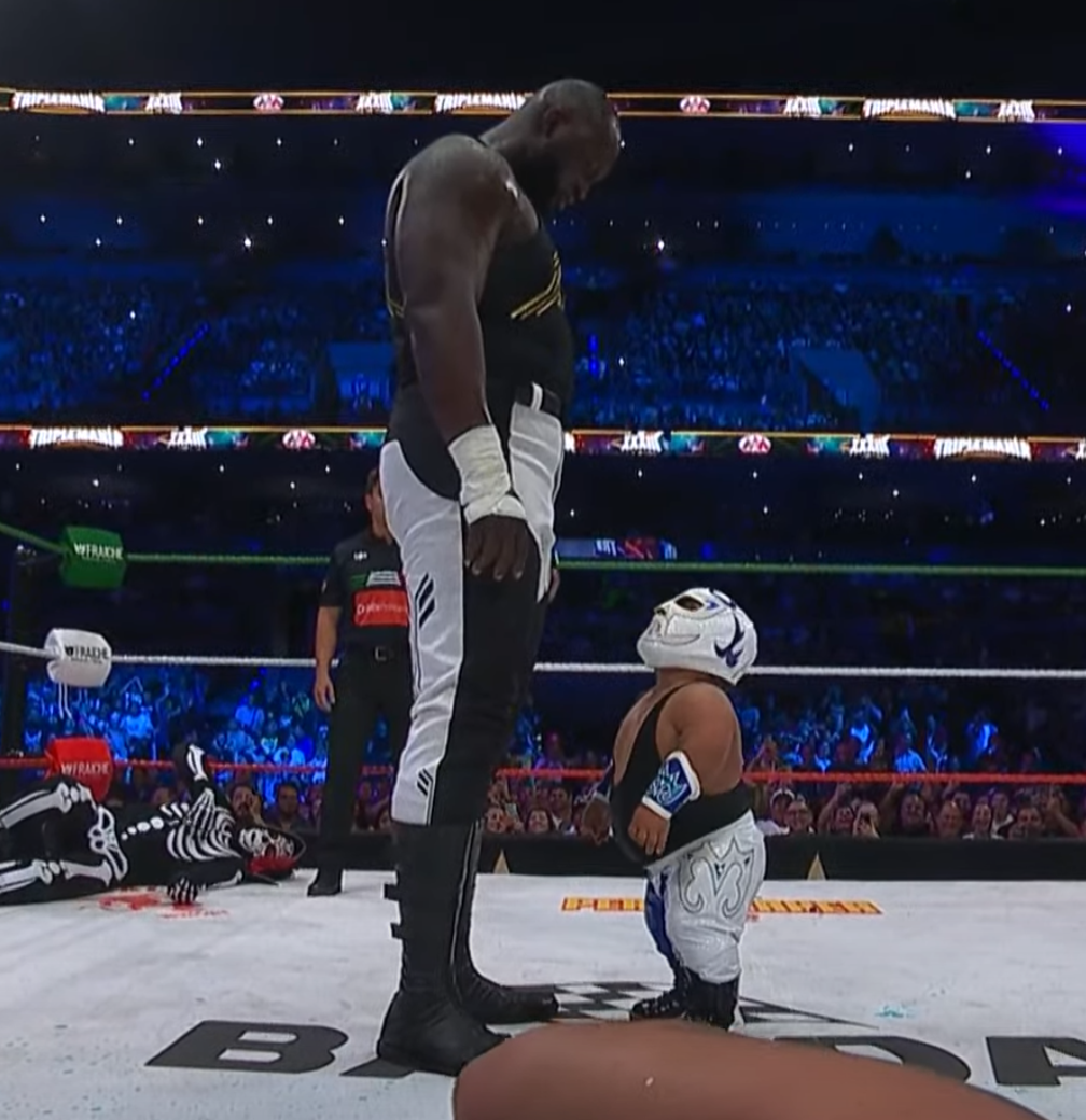 Microman vs Omos Blank Meme Template