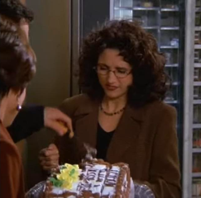 Elaine Miserable and Fat Too Blank Meme Template