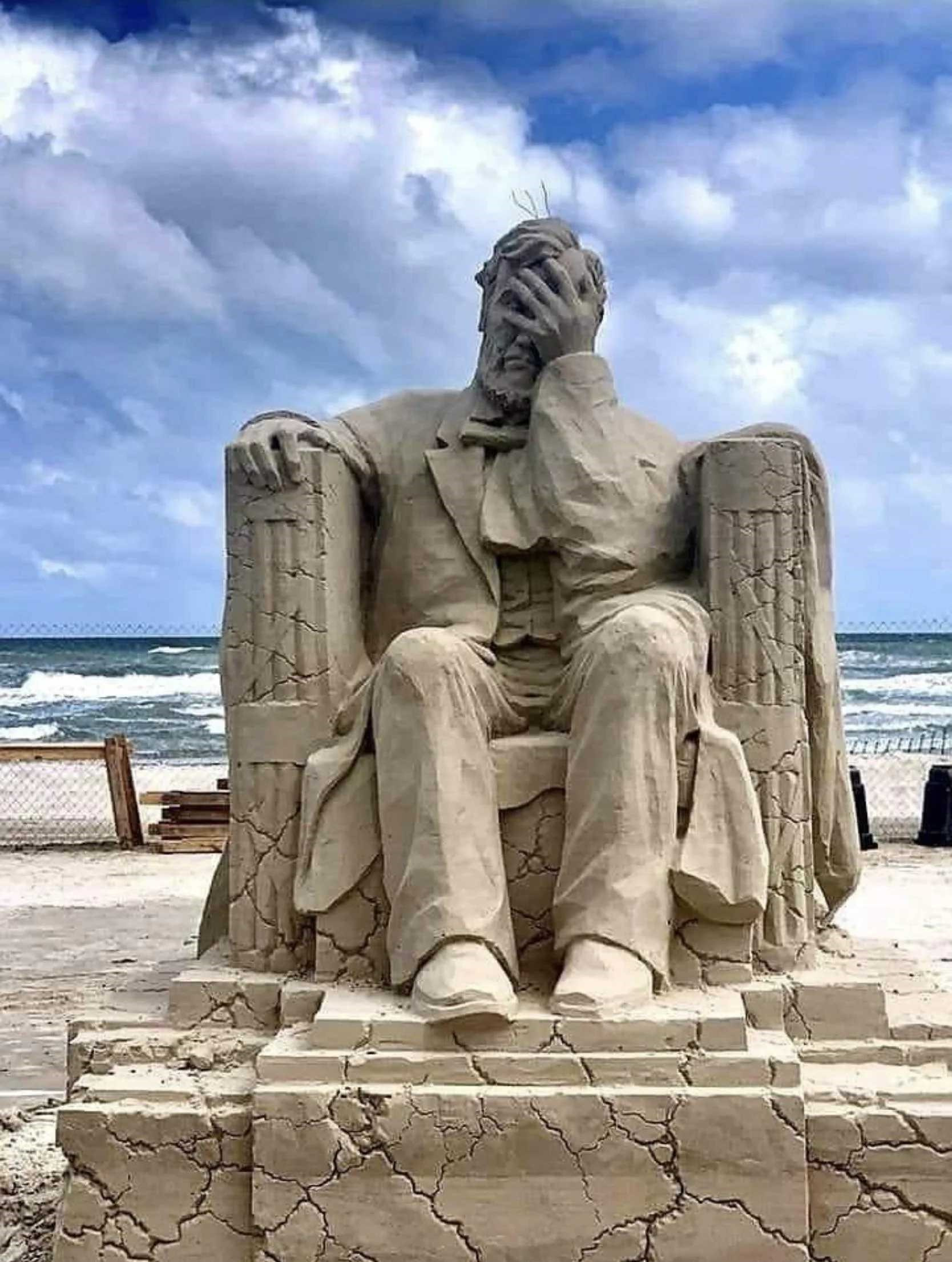 Facepalm Lincoln Blank Meme Template