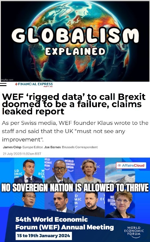 The so called "Davos Man". Just like capitalist improvement is not allowed by anti-capitalists. Ruins everything and brings hope | image tagged in globalism,fraud,corruption | made w/ Imgflip meme maker
