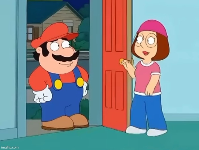 image tagged in family guy,mario | made w/ Imgflip meme maker