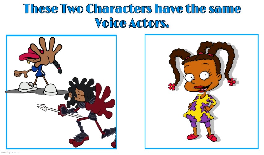 Cree Summer 2 | image tagged in same voice actor,rugrats,nickelodeon,codename kids next door,cartoon network,cree summer | made w/ Imgflip meme maker