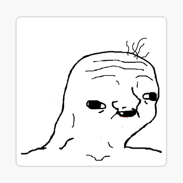 High Quality Drooling Retard Blank Meme Template